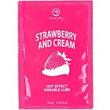 Lubrificante Secretplay Morangos & Creme 10 ml - Uso dual