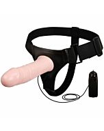 Baile elastic harness hueco vibrator 17cm
