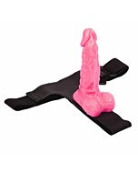 ARNES ROSA CON PENE REALISTICO Y BRAGUITA AJUSTABLE 15 CM ROSA