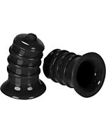 Sugador de mamilo alongado - preto