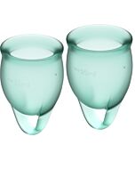 Satisfyer sentir kit confiante copa menstrual transparente 15 + 20ml