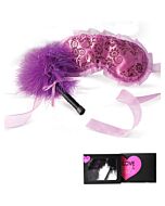 Kit espanador e rímel roxo