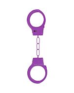 Esposas de metal morado