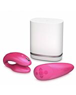 Nós vibramos casais vibradores de coro com controle espremer rosa