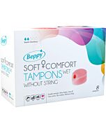Tampões Beppy lubrificado 8 pcs