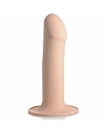 Vibradores de silicone flexíveis - carne