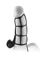 manga deluxe do pénis vibrador silicone
