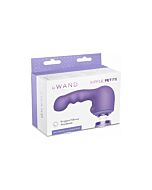Le wand petite ripple acople silicona - violeta