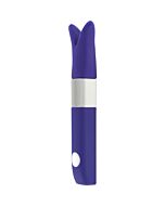 Estimulador com viagem vibrador roxo
