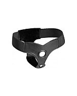 Crave arnés de cuero doble penetración