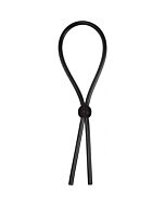 Erecção anel de reforço do pénis preto ajustável