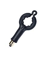 4US anel de pénis 7 velocidades preto