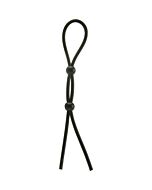 Reforço duplo anel ajustável pénis preto