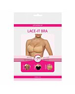Byebra lace-it realzador push-up cup d negro