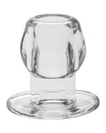 Perfect fit plug tunnel silicona transparente l