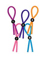 anel ajustável funky para pênis e testículos (visualização 25 unidades)