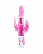Vibrador Tri-Bunny Giratório