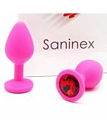 Saninex intensa rosa plugue de sexo anal orgasmo