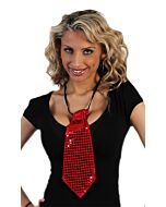 laço de lantejoulas vermelhas