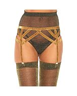 Elasticos Brilhantes Ouro