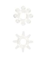 2pcs anel transparentes elásticos de energia