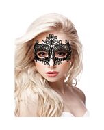 Queen black lace máscara fantasía - negro