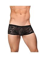Male power boxer encaje negro