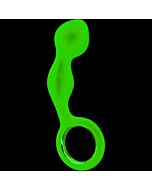 Saque do excitador anal esferas rosa