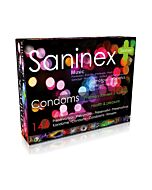 Saninex preservativos music punteado 144 uds