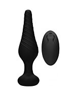 Sono no. 77 plug vibrador control remoto - negro