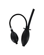 Enema hinchable silicona negro