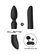 Pleasure kit vibrande clitoris - negro