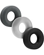 Huj3 kit 3 anéis - gelo