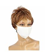 Máscara de algodão branco Covid-19