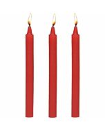 Fire sticks - conjunto de gotejamento de fetiche de velas - roja