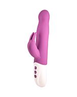 Euphoric vibrador conejito con rotación - morado