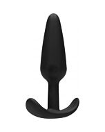 Gilles medium cork plug anal silicona - negro