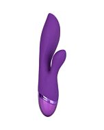 Aura dual lover vibrador rampante - morado