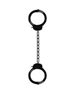 algemas de tornozelo preto prisão Ouch