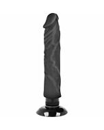 Vibrador Realista Basecock 20cm - Preto