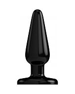 Butt plug - basic - 10 cm - negro