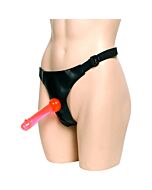Arnés ajustable con 2 dildos