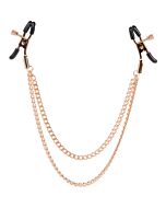 Entice tiered intimate pinzas con cadena