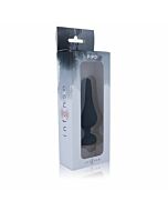 Intense anal plug pipo l silicone negro 13.5 cm