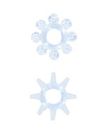 2pcs azuis do anel elástico de energia