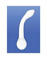 G-rider dildo de cristal blanco