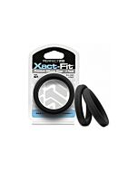 Pack Xact-fit: Anéis de Silicone 20cm - Preto