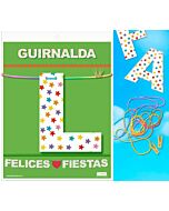Guirnalda felices fiestas (cartulina 220gr)