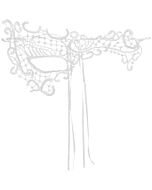 Antifaz Ciclope Branco: Visão Noturna