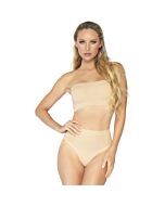 Conjunto de microfibra opaco - nude